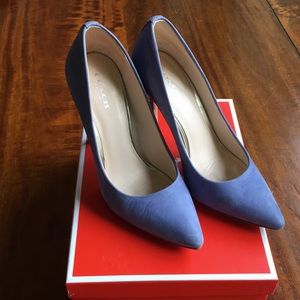 Nubuck suede Coach pumps. Size 7
